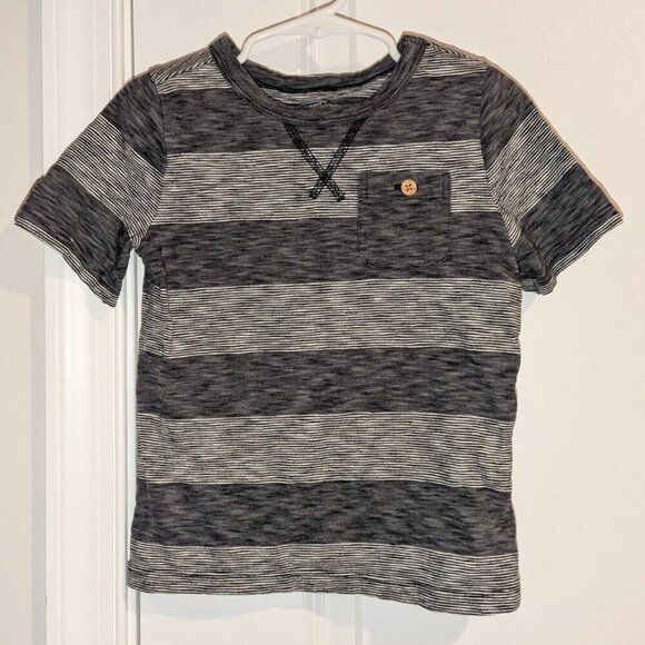 *3 FOR $9* Old Navy Striped Short Sleeve Button Chest Pocket T-shirt Top Tee 4 - Picture 1 of 2